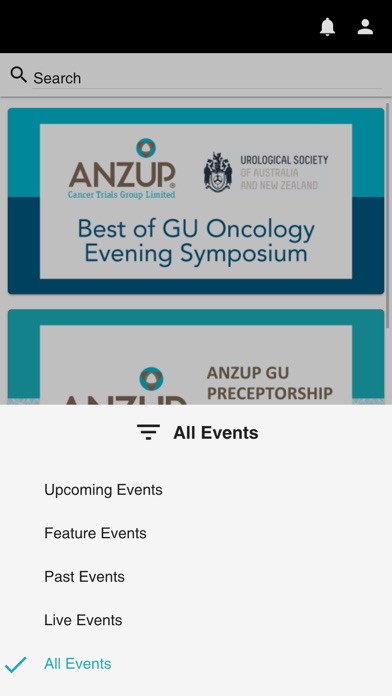 ANZUP Events screenshot 2