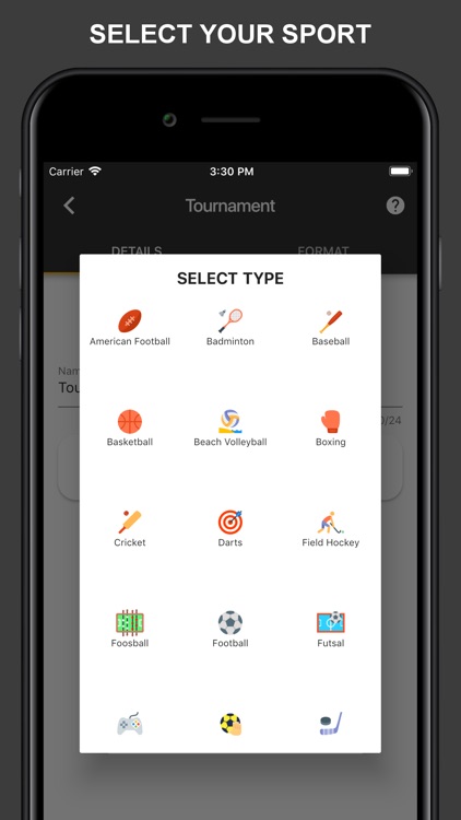 Winner - Tournament Maker App