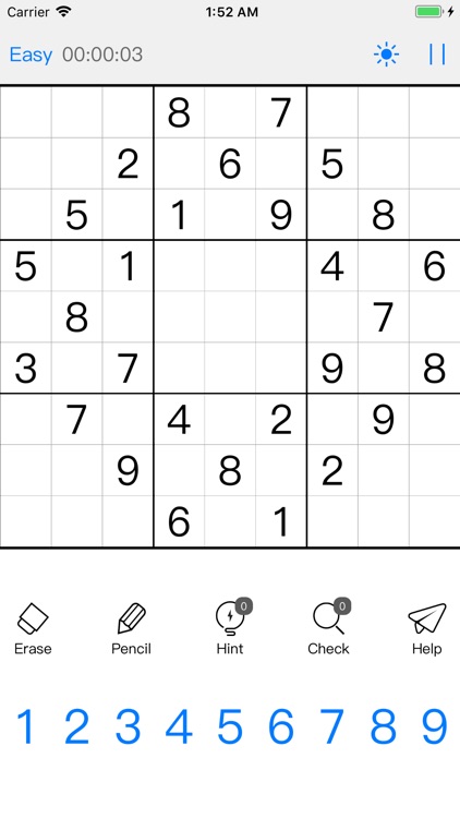 Simple Sudoku Games