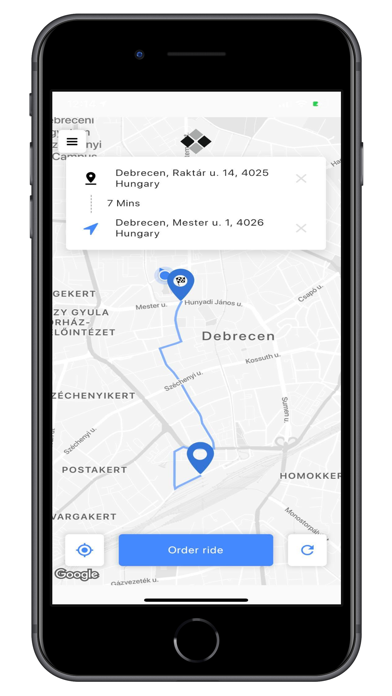 GoTaxi Budapest screenshot 2