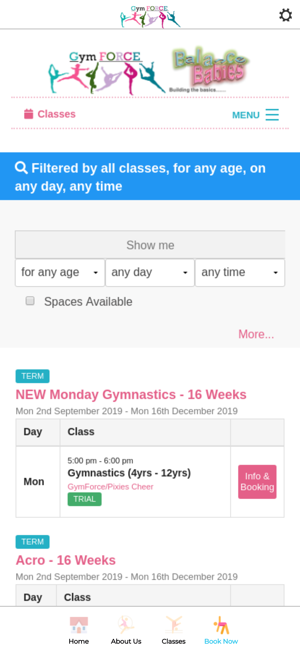 GymForce Tumble Academy(圖4)-速報App