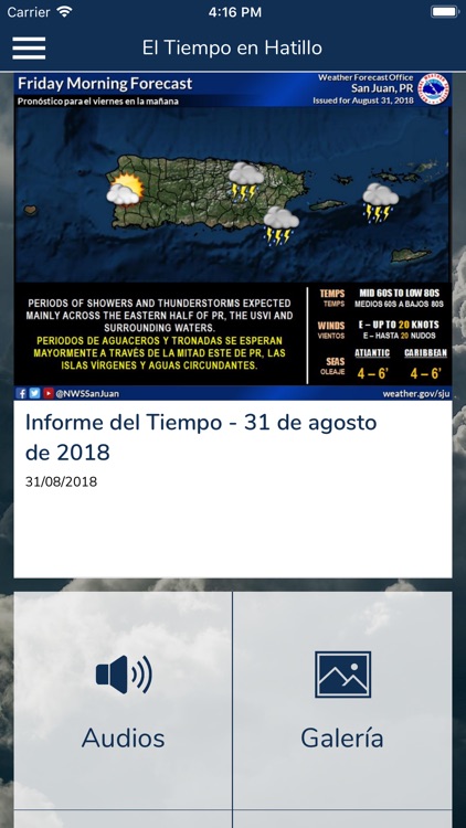 El Tiempo en Hatillo