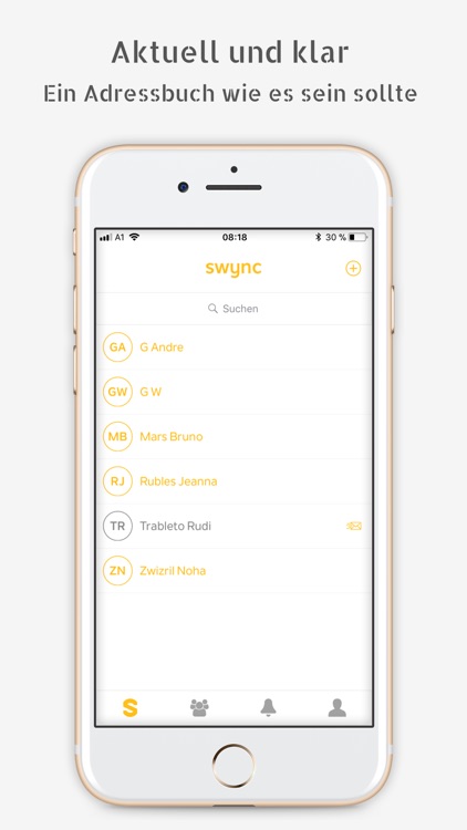 SWYNC: Adressbuch App Adressen