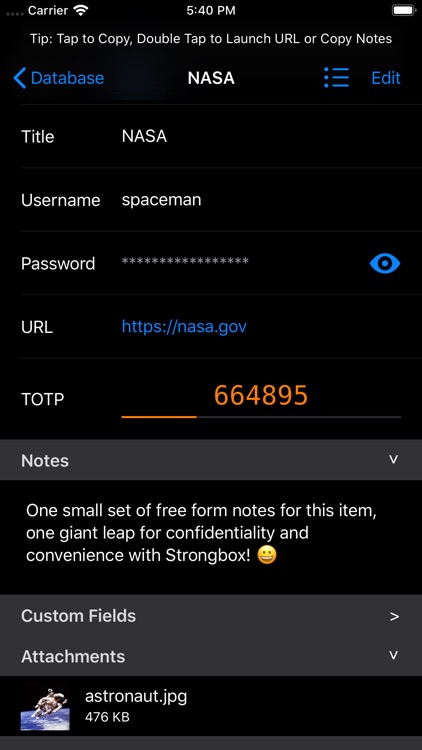 Strongbox (Family Sharing)