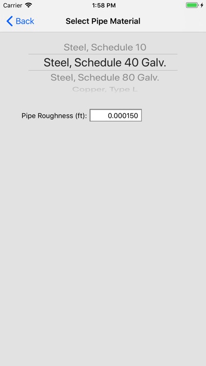 HVAC Pipe Sizer - Gas High screenshot-7
