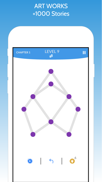 screenshot of Line - 1 stroke puzzle game! 2