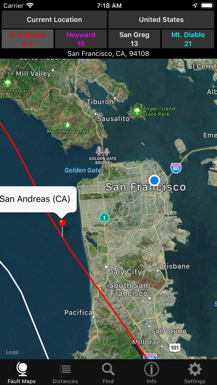 U.S. Earthquake Faults