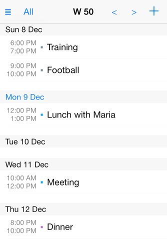 Week View Calendar Premium - náhled