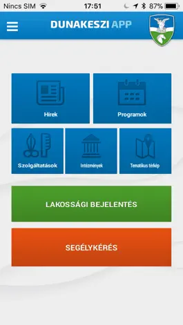 Game screenshot Dunakeszi IntermApp apk