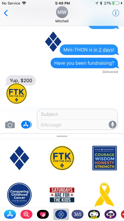 Mini-THON Stickers