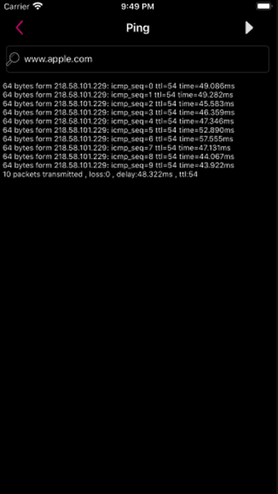 UNetState Pro-Ping,Trace,DNS screenshot 2
