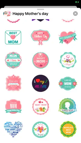 Game screenshot +90 Happy Mother's Day Sticker hack