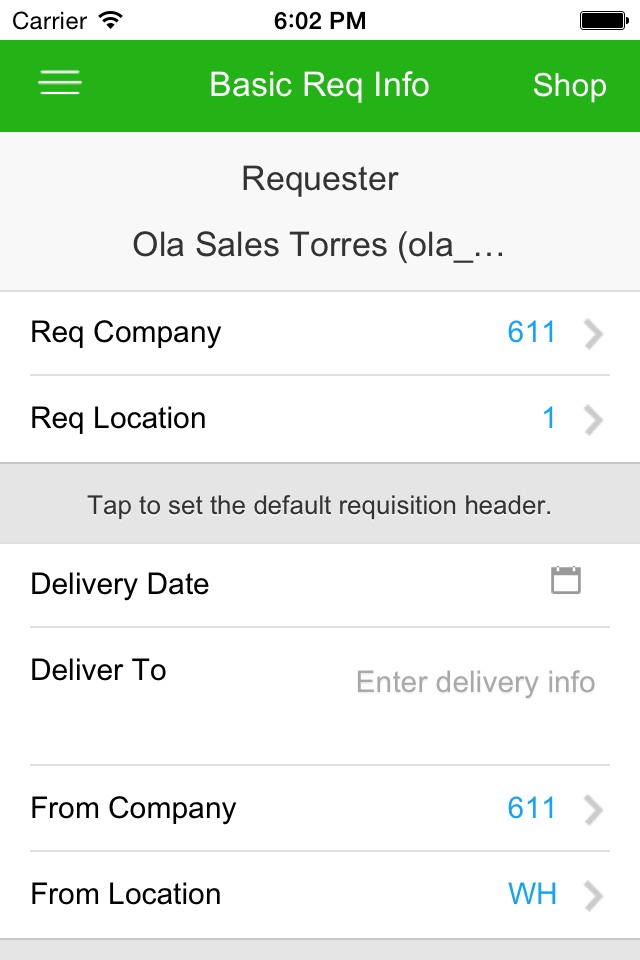 Infor Mobile Requisitions screenshot 3