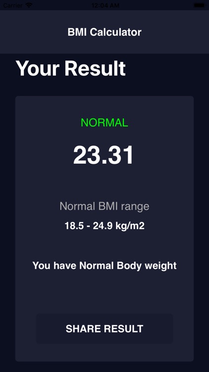 BMI Calculator 2019 screenshot-5