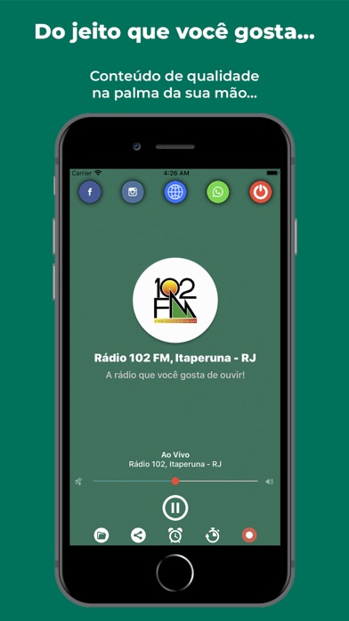 Rádio 102 FM Itaperuna, RJ screenshot 2