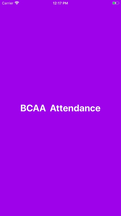 BCAA Attendance