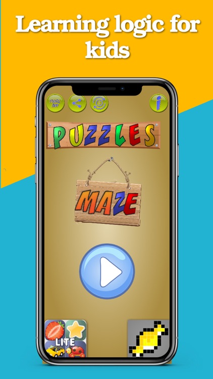 Puzzle collect maze game