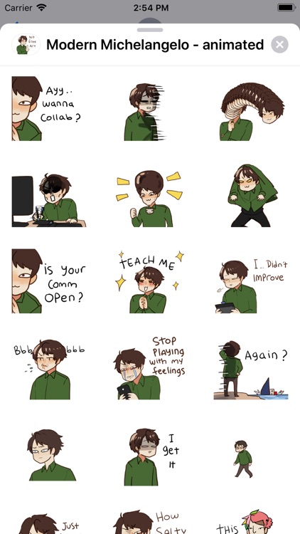 Modern Michelangelo - animated