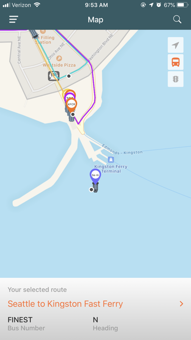 Kitsap Transit Tracker screenshot 3