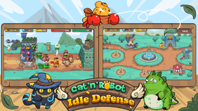 Cat'n'Robot: Idle Defense screenshot 4