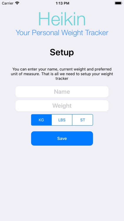 Heikin - Your Weight Tracker