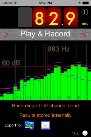 Speaker Meter - náhled