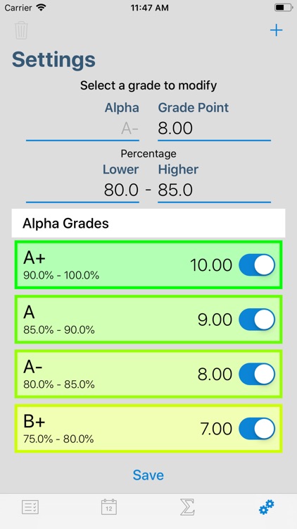 GrAde Calculator screenshot-8