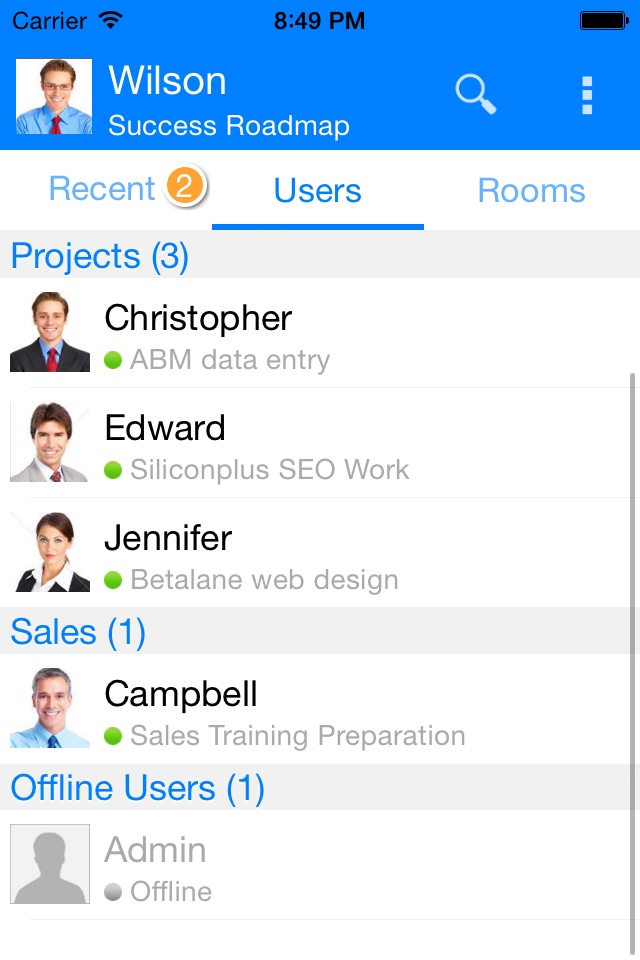 Output Messenger screenshot 3