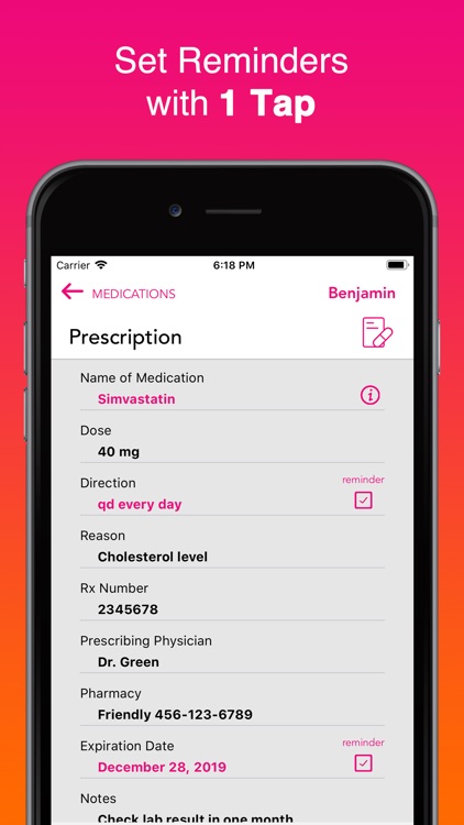 Tidy Health PHR