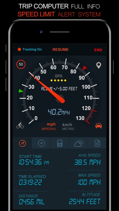 Speedometer GPS - TM 2 screenshot 2
