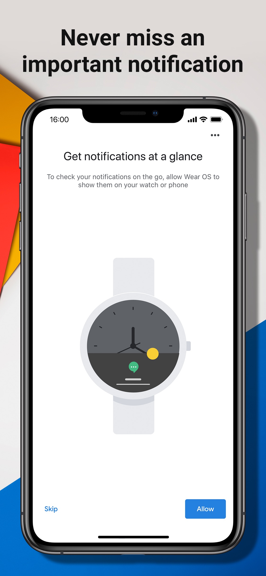 Screenshot do app Wear OS by Google - Smartwatch