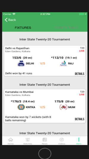 CRIKNOW: Cricket Scores & News(圖6)-速報App