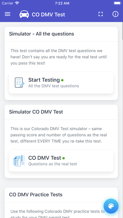 Colorado DMV Permit Test screenshot 3