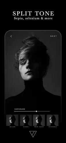 Screenshot 4 Carbon -Blanco y Negro Filtros iphone