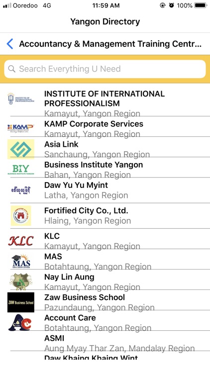 Yangon Directory