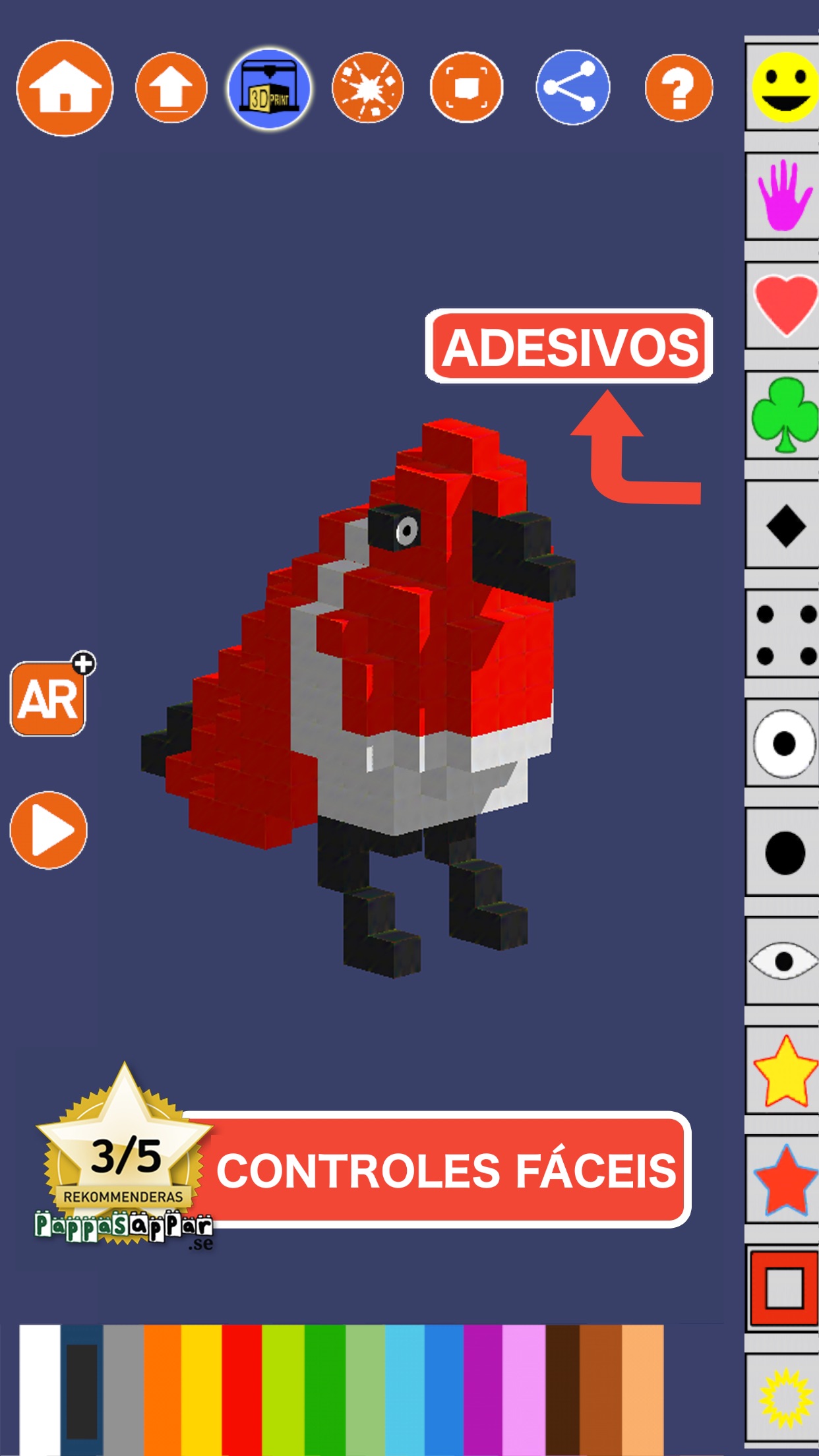Screenshot do app Blox 3D Junior