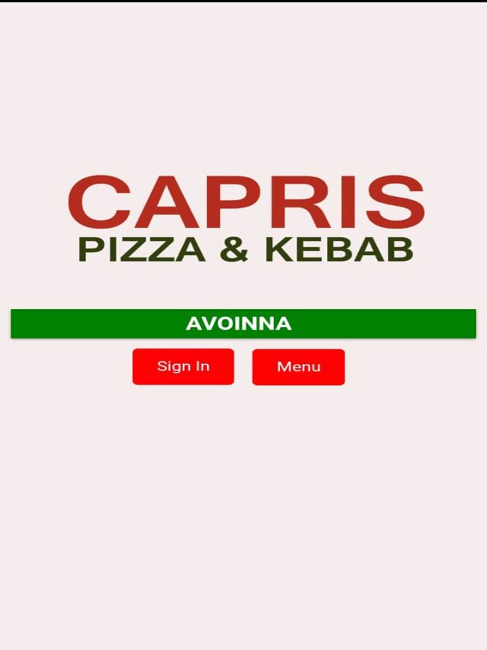 Capris Pizza  Kebab