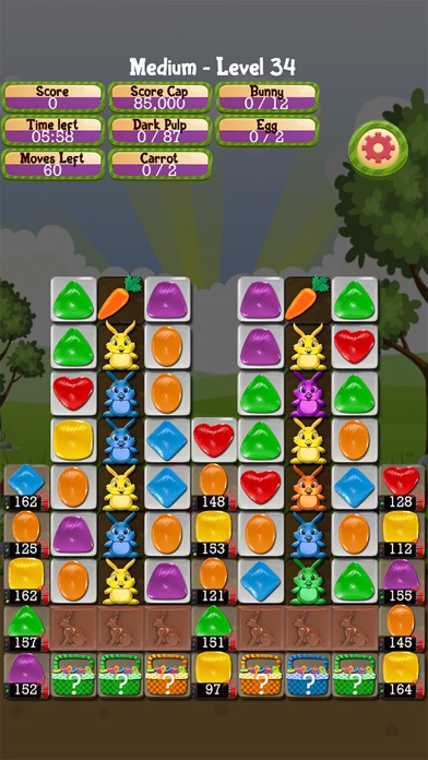 Bunny Drops 2 - Match 3 puzzle Screenshot 8