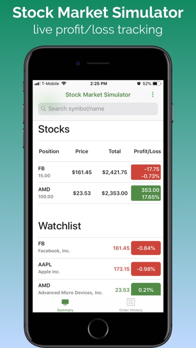 How to cancel & delete Stock Market Simulator from iphone & ipad 1