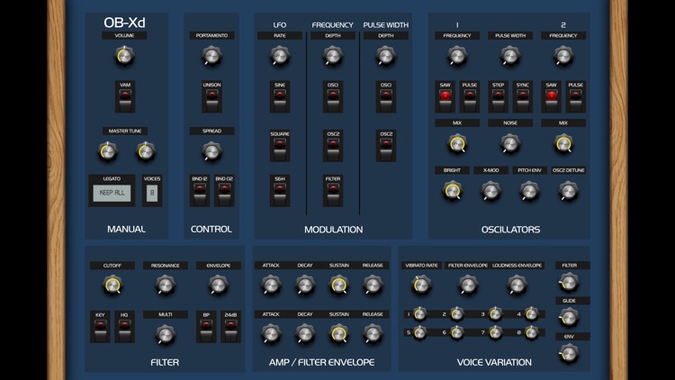 OB-Xd AUv3 Synth