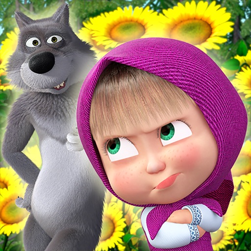 Masha and the Bear:Ball game3D Icon