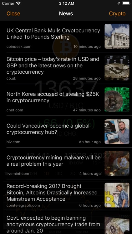 BitcoinTick Pro Bitcoin Ticker screenshot-3