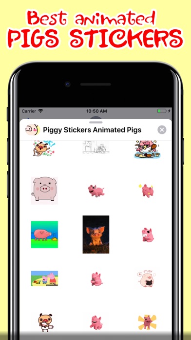 Piggy Stickers Animated Pigs screenshot 3