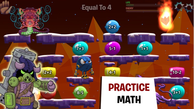 Monster Math For Kids - Games screenshot-0