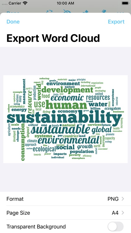 Wordsalad - Smart Word Clouds screenshot-4