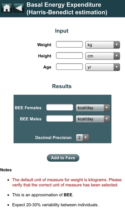 EBMcalc Nutrition