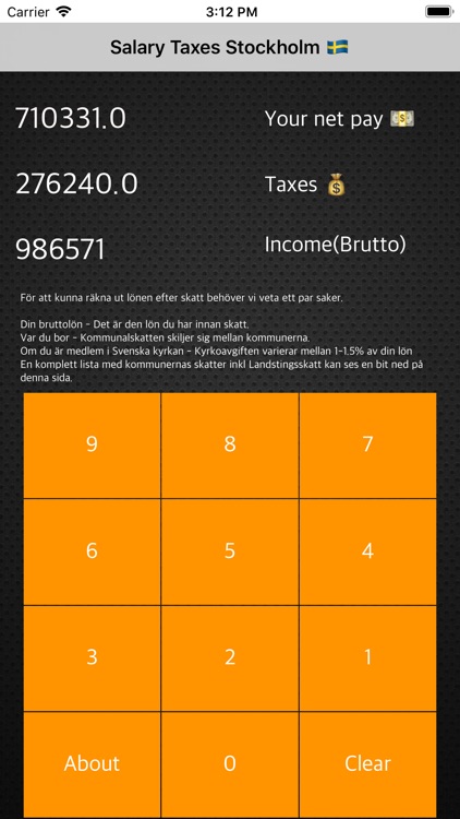 Net & Tax Calculator