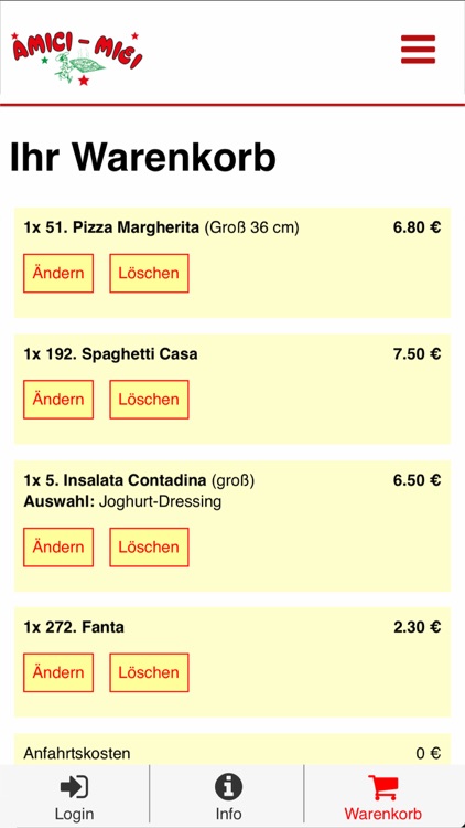 Amici Miei Pizzeria screenshot-3