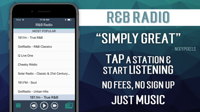 How to cancel & delete R&B Radio+ from iphone & ipad 2