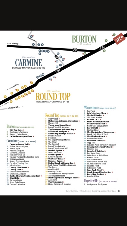 Round Top Antiques Show Guide screenshot-5
